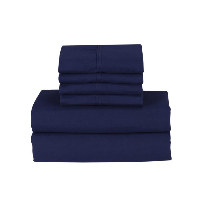 Bamboo 6 Piece 1800 Thread Count Smart Pocket Ultra Soft Luxury Sheet Set