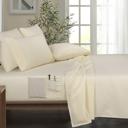 King Ivory Bamboo 6 Piece 1800 Thread Count Smart Pocket Ultra Soft Luxury Sheet Set