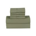 Twin Sage Bamboo 6 Piece 1800 Thread Count Smart Pocket Ultra Soft Luxury Sheet Set