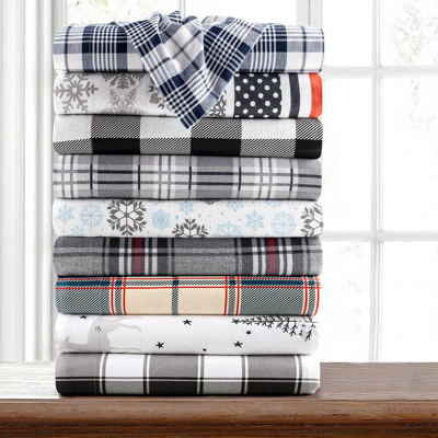 Kathy Ireland 100% Turkish Cotton Flannel Sheet Set