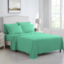 Full/Double Forest Green Kathy Ireland 6 Piece Brushed Microfiber Sheet Set