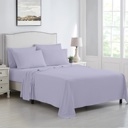 Full/Double Lavender Kathy Ireland 6 Piece Brushed Microfiber Sheet Set