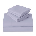 Full/Double Lavender Kathy Ireland 6 Piece Brushed Microfiber Sheet Set