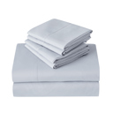 King Light Grey Kathy Ireland 6 Piece Brushed Microfiber Sheet Set