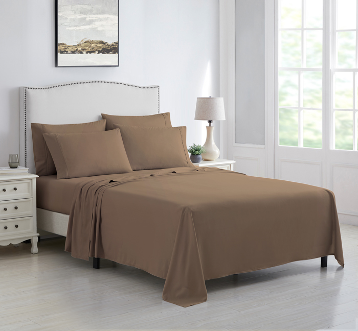 Kathy Ireland 6 Piece Brushed Microfiber Sheet Set