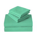Twin Forest Green Kathy Ireland 6 Piece Brushed Microfiber Sheet Set