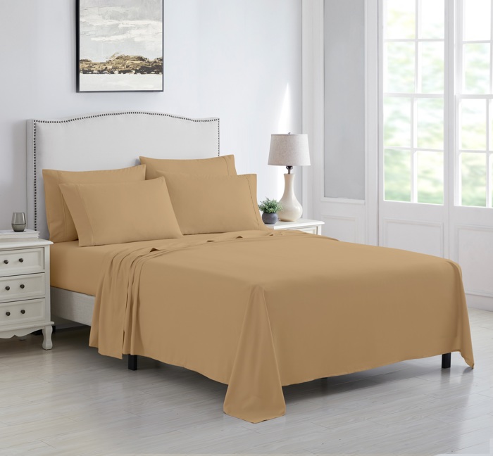 Kathy Ireland 6 Piece Brushed Microfiber Sheet Set