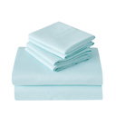 Twin Light Blue Kathy Ireland 6 Piece Brushed Microfiber Sheet Set