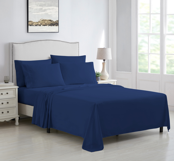Kathy Ireland 6 Piece Brushed Microfiber Sheet Set