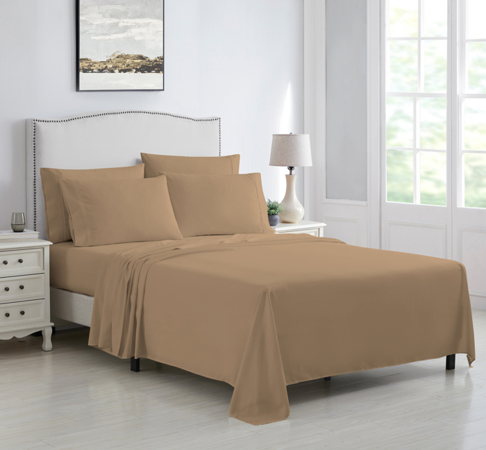 Kathy Ireland 6 Piece Brushed Microfiber Sheet Set
