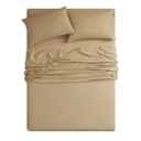 Full/Double Gold Bamboo 2000 Count 6-Piece Luxury Sheet Set
