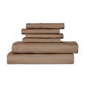 King Chocolate Bamboo 2000 Count 6-Piece Luxury Sheet Set
