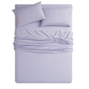 Queen Lilac Bamboo 2000 Count 6-Piece Luxury Sheet Set