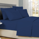 Queen Navy Bamboo 2000 Count 6-Piece Luxury Sheet Set