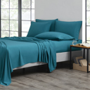Queen Teal Bamboo 2000 Count 6-Piece Luxury Sheet Set