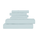 Twin Aqua Bamboo 2000 Count 6-Piece Luxury Sheet Set