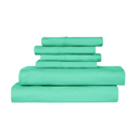 Twin Evergreen Bamboo 2000 Count 6-Piece Luxury Sheet Set