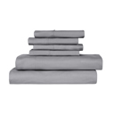 Twin Grey Bamboo 2000 Count 6-Piece Luxury Sheet Set