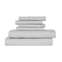 Twin Silver Bamboo 2000 Count 6-Piece Luxury Sheet Set
