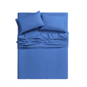 Twin Warm Blue Bamboo 2000 Count 6-Piece Luxury Sheet Set