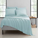 Twin XL Aqua Bamboo 2000 Count 6-Piece Luxury Sheet Set