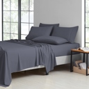 Twin XL Grey Bamboo 2000 Count 6-Piece Luxury Sheet Set