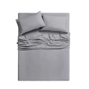Twin XL Grey Bamboo 2000 Count 6-Piece Luxury Sheet Set