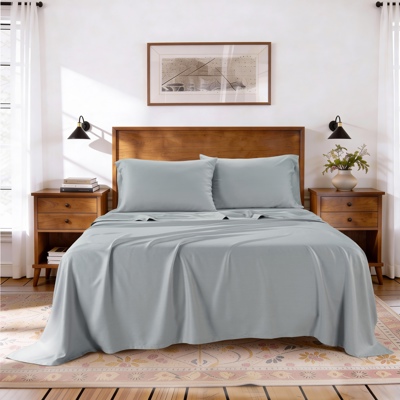 Kathy ireland Lyocell & Linen Blend 4-Piece Sheet Set