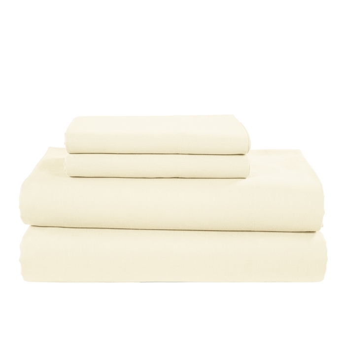 Kathy ireland Lyocell & Linen Blend 4-Piece Sheet Set