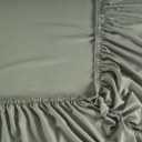 California King Sage Kathy ireland Lyocell & Linen Blend 4-Piece Sheet Set