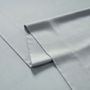 Full/Double Mouse Grey Kathy ireland Lyocell & Linen Blend 4-Piece Sheet Set