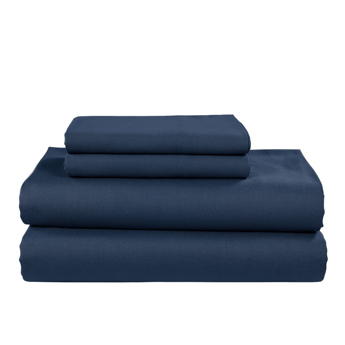 Kathy ireland Lyocell & Linen Blend 4-Piece Sheet Set