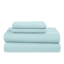 Twin Duck Egg Kathy ireland Lyocell & Linen Blend 4-Piece Sheet Set