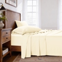 Twin Gypsum Kathy ireland Lyocell & Linen Blend 4-Piece Sheet Set