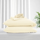 Twin Gypsum Kathy ireland Lyocell & Linen Blend 4-Piece Sheet Set