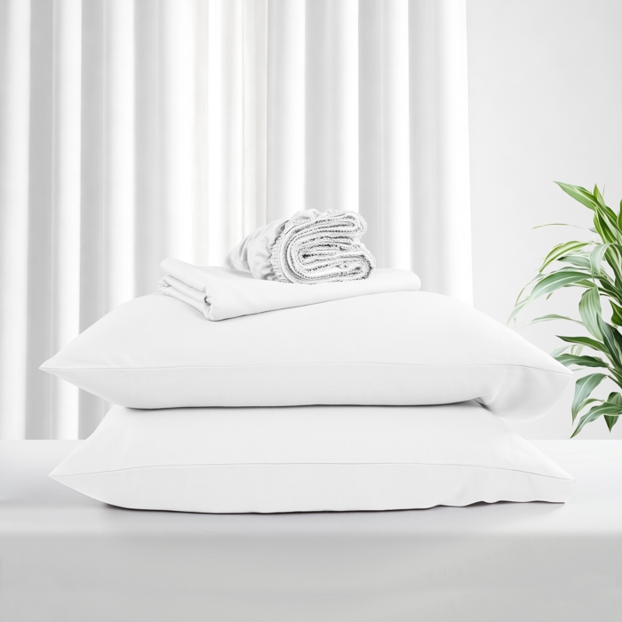 Kathy ireland Lyocell & Linen Blend 4-Piece Sheet Set