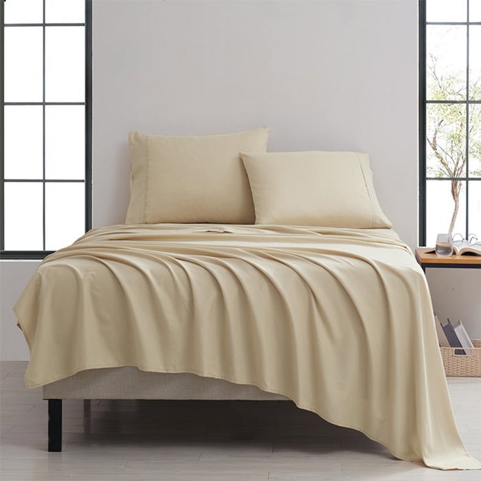Kathy Ireland Twill Weave Luxury 4-Piece Sheet Set