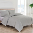 King Oxford Bibb Home 4 pc Duvet & Down Alternative Comforter Set