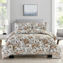 King Wildflower Bibb Home 4 pc Duvet & Down Alternative Comforter Set