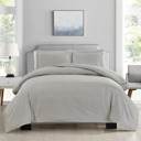 Queen Oxford Bibb Home 4 pc Duvet & Down Alternative Comforter Set