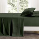 Queen Sage Kathy Ireland 4 Piece Waffle Hem Sheet Set
