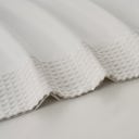 Twin Ivory Kathy Ireland 4 Piece Waffle Hem Sheet Set
