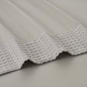 Twin Taupe Kathy Ireland 4 Piece Waffle Hem Sheet Set