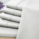 King White US Army 6 Piece Embossed Check Sheet Set