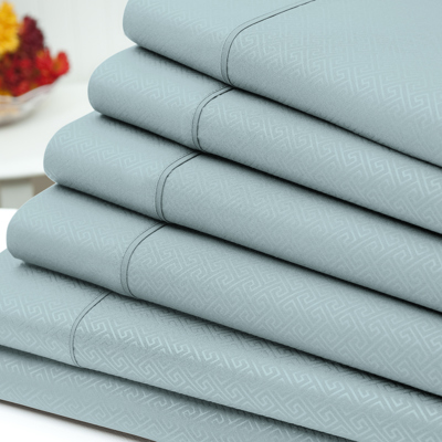 US Army 6 Piece Embossed Greek Key Sheet Set