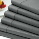 Twin Grey US Army 6 Piece Embossed Greek Key Sheet Set