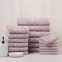 Other Solid Dusky Mauve Bibb Home 18 Piece Egyptian Cotton Towel Set
