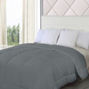 King Grey Bibb Home Goose Down Alternative Comforter