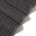 4-piece Charcoal Bibb Home 4 Pack Ribbed Egyptian Cotton Bath Towel Set
