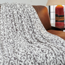 Full / Double Victoria Kathy ireland Holiday Print Plush Flannel Throw Blanket